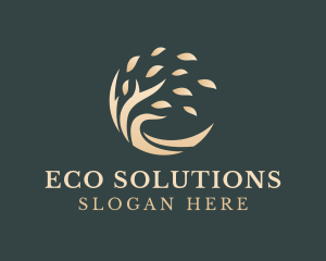 Eco Friendly Tree Environment logo design