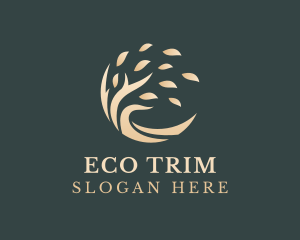 Eco Friendly Tree Environment logo design