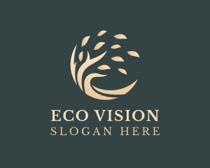 Eco Friendly Tree Environment logo design