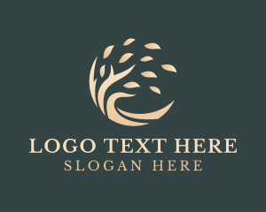 Spring - Eco Friendly Tree Environment logo design