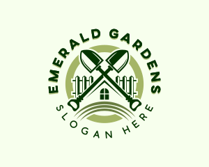 Shovel Lawn Landscaping logo design