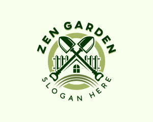 Shovel Lawn Landscaping logo design