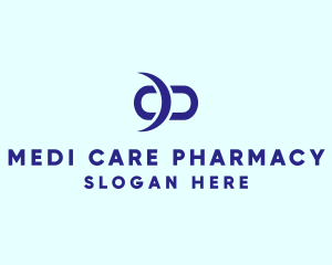 Capsule Medicine Pharmacy logo design