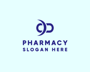 Capsule Medicine Pharmacy logo design