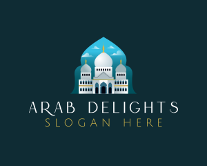 Arab - Islamic Mosque Temple logo design