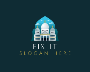 Islamic Mosque Temple logo design