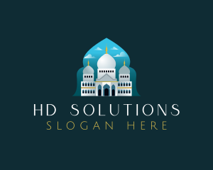 Islamic Mosque Temple logo design