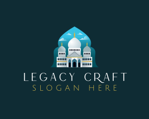 Heritage - Islamic Mosque Temple logo design