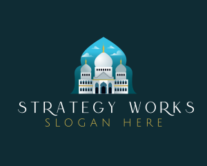 Islamic Mosque Temple logo design