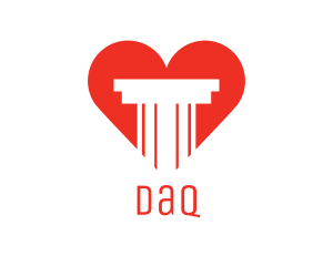 Red Heart Pillar Logo