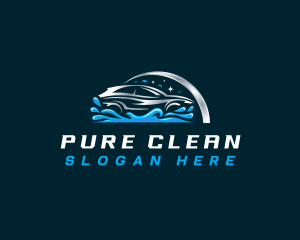 Cleaning Splash Vehicle logo design