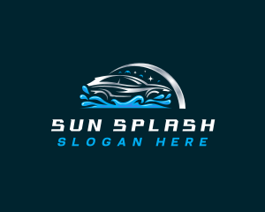 Cleaning Splash Vehicle logo design