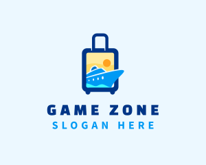 Tour Guide - Luggage Ship Travel logo design