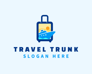 Baggage - Luggage Ship Travel logo design