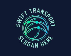 Global Logistics Transportation logo design