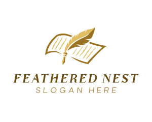 Feather Quill Publishing logo design