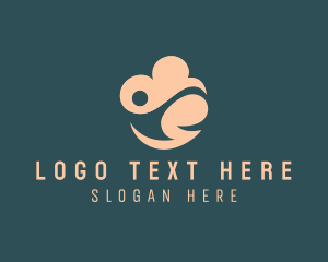 Storage - SImple Cloud Person logo design