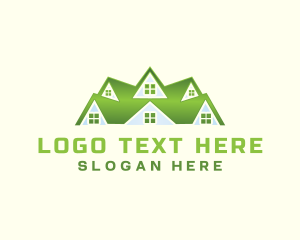 Expensive - Roof Real Estate Property logo design
