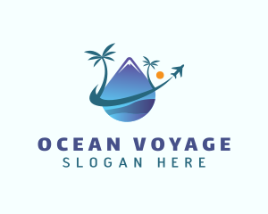 Island Mountain Travel logo design