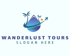 Island Mountain Travel logo design