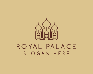 Palace - Brown Arabic Palace logo design