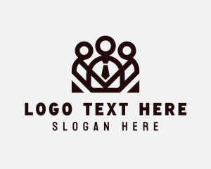 Staffing - Corporate Employee Outsourcing logo design