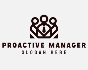 Manager - Corporate Employee Outsourcing logo design