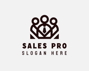 Salesman - Corporate Employee Outsourcing logo design