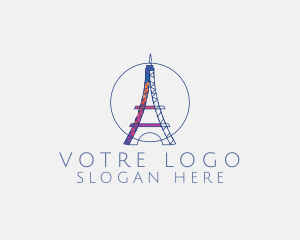 Creative Eiffel Tower Logo