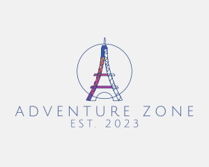 Creative Eiffel Tower logo design