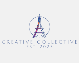 Creative Eiffel Tower logo design