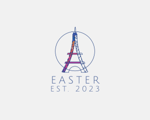 Culture - Creative Eiffel Tower logo design