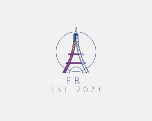 Tower Of Pisa - Creative Eiffel Tower logo design