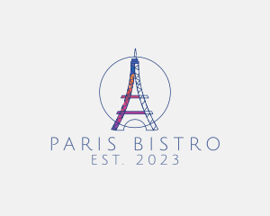 Creative Eiffel Tower logo design