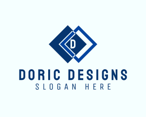 Interior Design Tile Pavement logo design