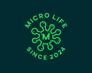 Bacteria - Toxic Virus Bacteria logo design