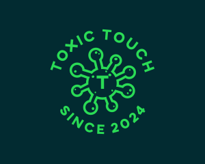 Toxic - Toxic Virus Bacteria logo design