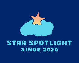 Daycare Star Cloud logo design