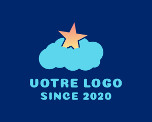 Preschool - Daycare Star Cloud logo design