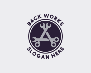 Repair Mechanic Wrench logo design