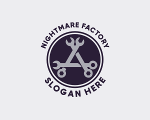 Repair Mechanic Wrench logo design