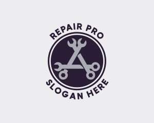 Repair Mechanic Wrench logo design