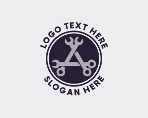 Tool - Repair Mechanic Wrench logo design