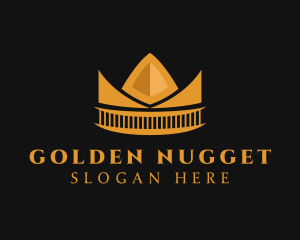 Golden Orange Crown logo design