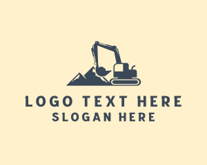 Digger - Industrial Machine Excavation logo design