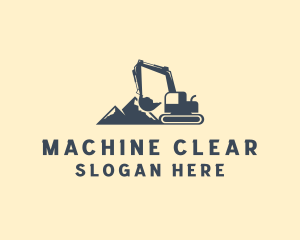 Industrial Machine Excavation logo design