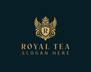 Royal Owl Shield logo design