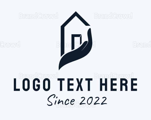 House Hand Contractor Logo