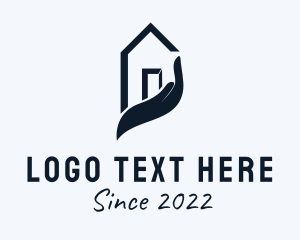 Architect - House Hand Contractor logo design