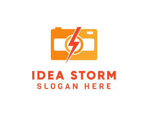 Electric Camera Photography  logo design